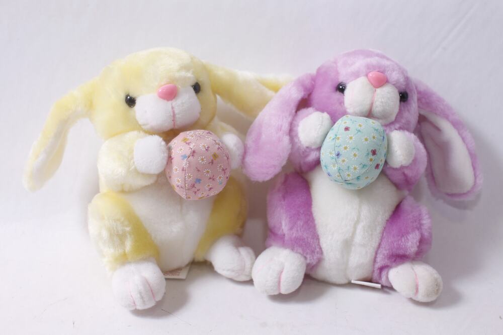 1980s Flomo Friends Forever Easter Bunnies Lot Spring Holiday Decor ~